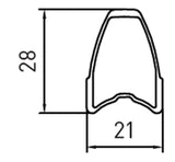 Gipiemme K28 Tubular Rim Profile