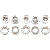 Problem Solvers Chainring Bolts Single Silver Alloy - 5 Pack
