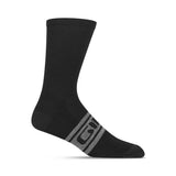 Giro Seasonal Merino Wool Socks - Black/Char Clean